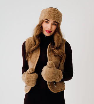 Woolvibes Weste "Camel"