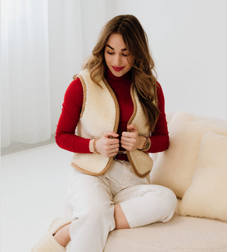 Woolvibes Weste "Merino"