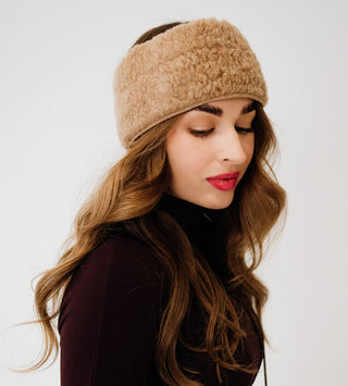 Woolvibes Stirnband "Camel"