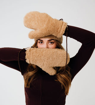 Woolvibes Handschuhe "Camel"