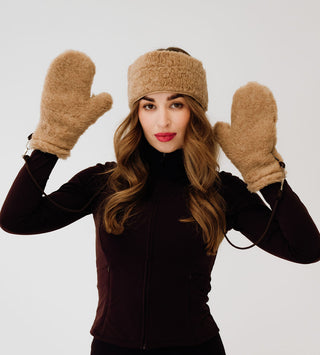 Woolvibes Handschuhe "Camel"