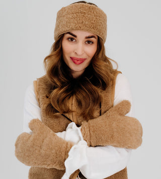 Woolvibes Handschuhe "Camel"