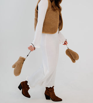 Woolvibes Handschuhe "Camel"